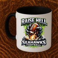 Raise Hell Seahawks Football Coffee Mug thumb 2