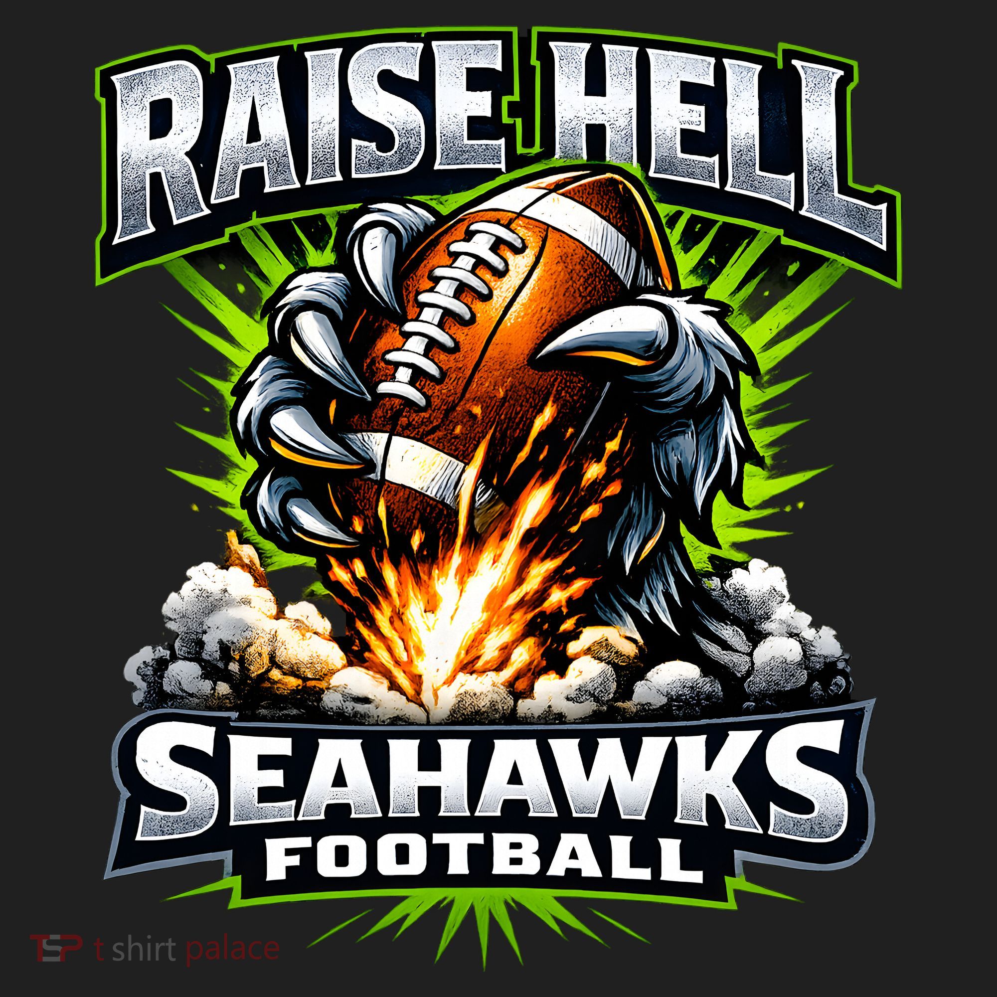 Raise Hell Seahawks Football Tumbler