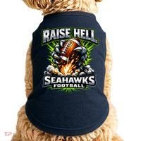 Raise Hell Seahawks Football Doggie Tank thumb 0