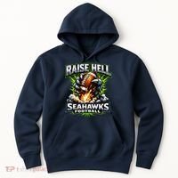 Raise Hell Seahawks Football Hoodie thumb 0