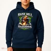 Raise Hell Seahawks Football Hoodie thumb 2