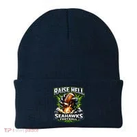 Raise Hell Seahawks Football Beanie thumb 0