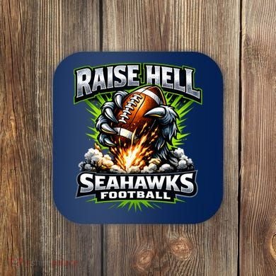 Raise Hell Seahawks Football Coaster