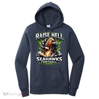 Raise Hell Seahawks Football Women's Hoodie