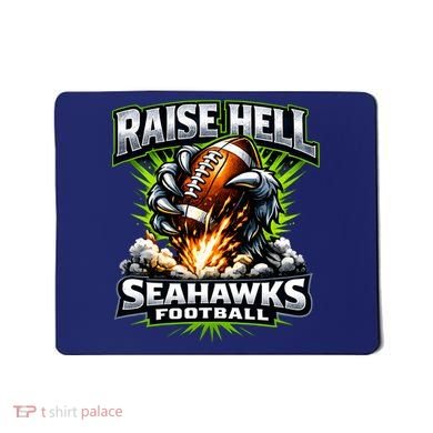 Raise Hell Seahawks Football Mousepad