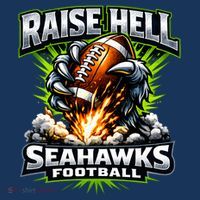 Raise Hell Seahawks Football Mousepad thumb 1