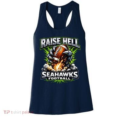 Raise Hell Seahawks Football Women's Tank Top