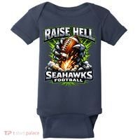 Raise Hell Seahawks Football Baby Bodysuit thumb 0