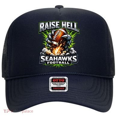 Raise Hell Seahawks Football Hat