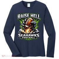 Raise Hell Seahawks Football Women's Long Sleeve Shirt thumb 0