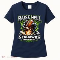 Raise Hell Seahawks Football Women's T-Shirt thumb 0
