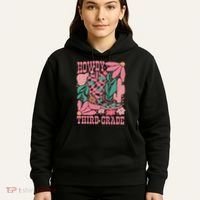 Retro Howdy Third Grade Back To School Teacher Cowgirl Boot Hoodie thumb 5