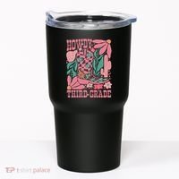 Retro Howdy Third Grade Back To School Teacher Cowgirl Boot Tumbler thumb 0