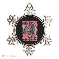 Retro Howdy Third Grade Back To School Teacher Cowgirl Boot Ornament thumb 0