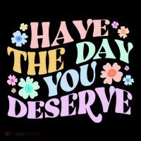 Retro Have The Day You Deserve Ornament thumb 1