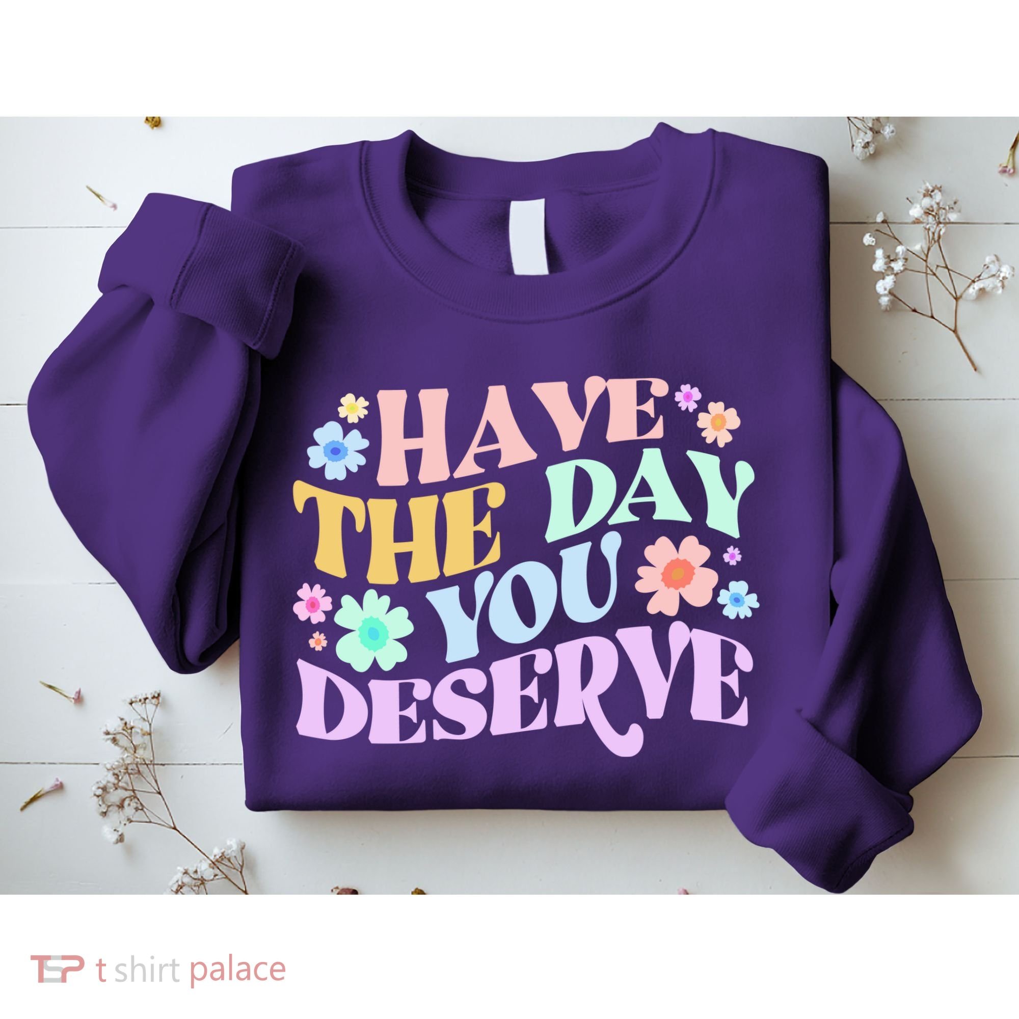 Retro Have The Day You Deserve Sweatshirt