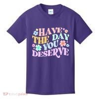 Retro Have The Day You Deserve Kids T-Shirt thumb 0