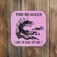 Rabbit Hunting The Beagles Love To Hear Em Sing Coaster thumb 0
