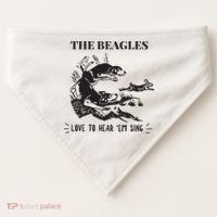 Rabbit Hunting The Beagles Love To Hear Em Sing USA-Made Doggie Bandana thumb 0
