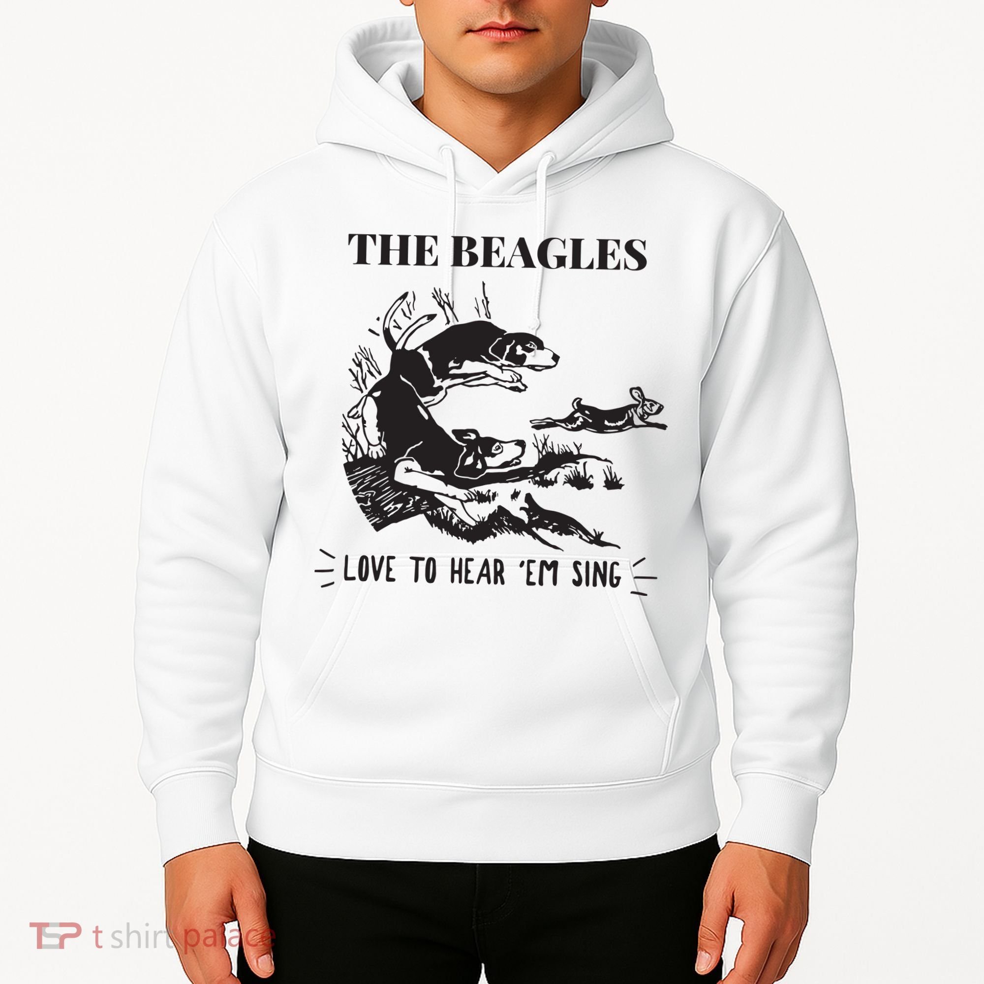 Rabbit Hunting The Beagles Love To Hear Em Sing Hoodie