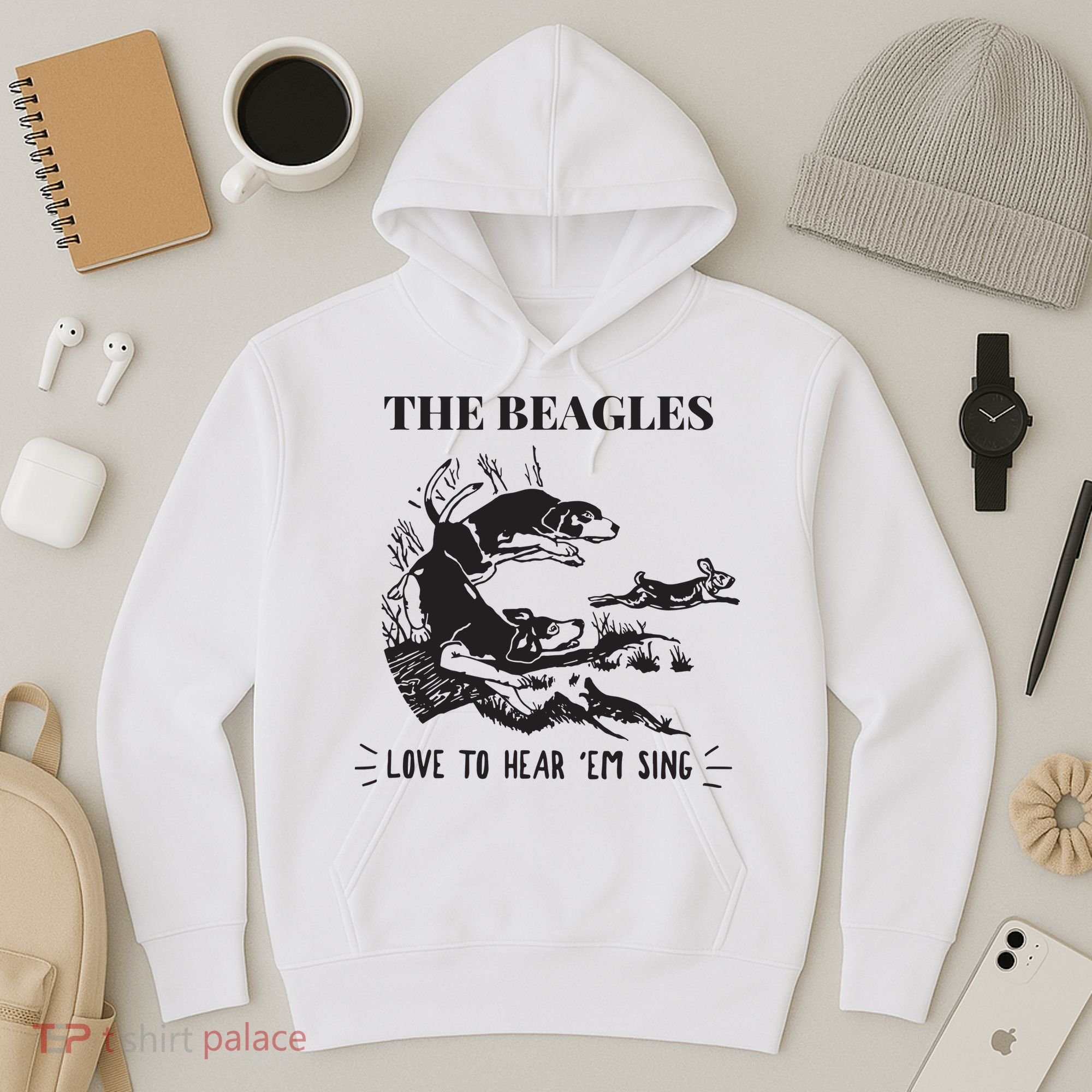Rabbit Hunting The Beagles Love To Hear Em Sing Hoodie