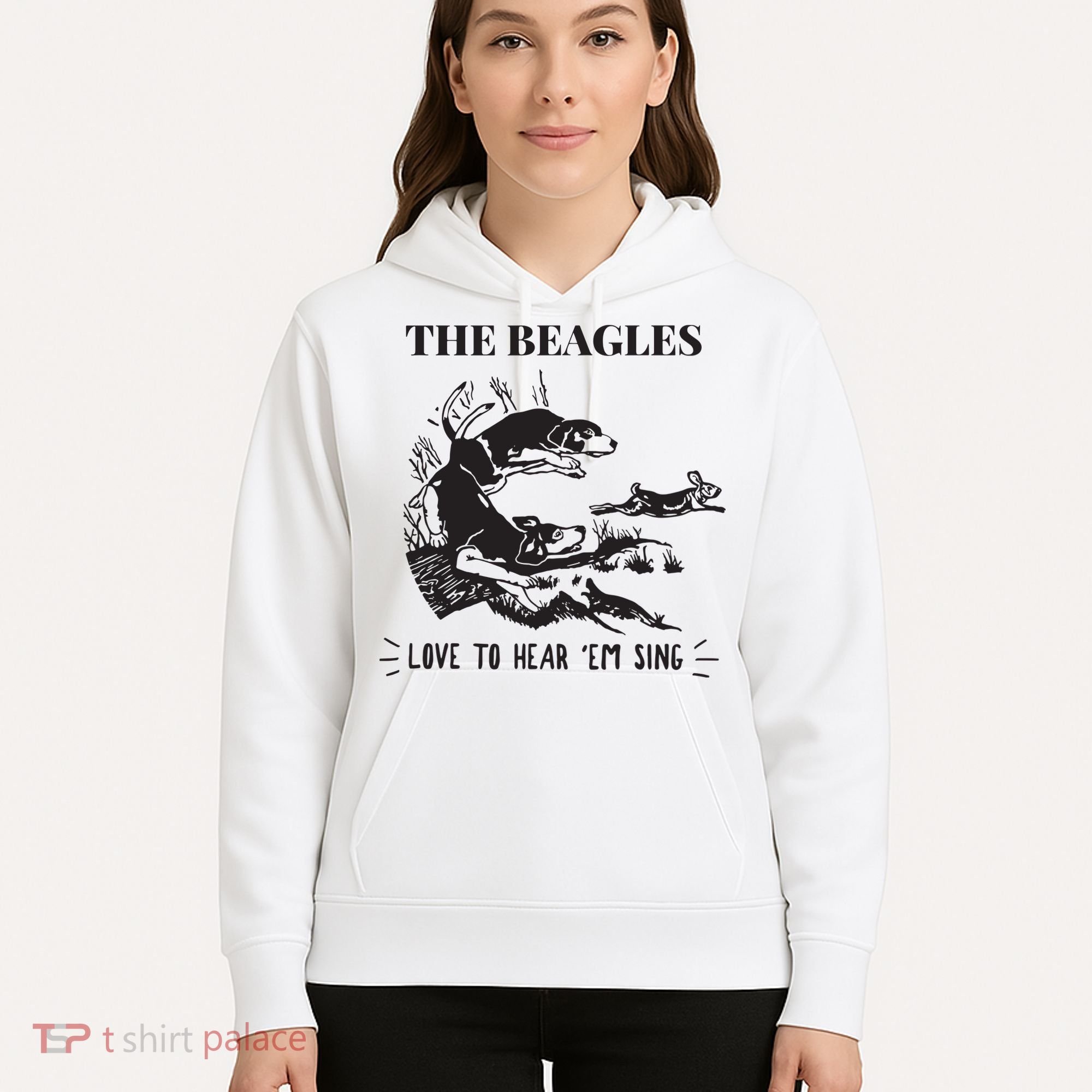Rabbit Hunting The Beagles Love To Hear Em Sing Hoodie