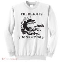Rabbit Hunting The Beagles Love To Hear Em Sing Sweatshirt thumb 0