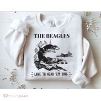 Rabbit Hunting The Beagles Love To Hear Em Sing Sweatshirt thumb 2