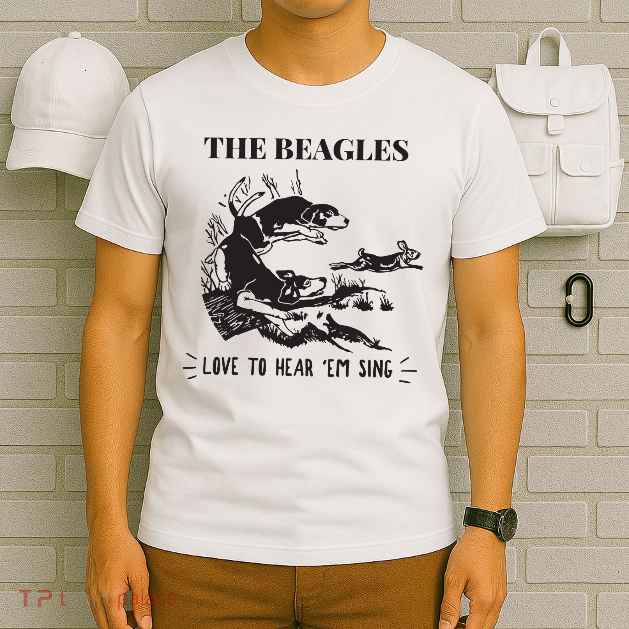 Rabbit Hunting The Beagles Love To Hear Em Sing T-Shirt