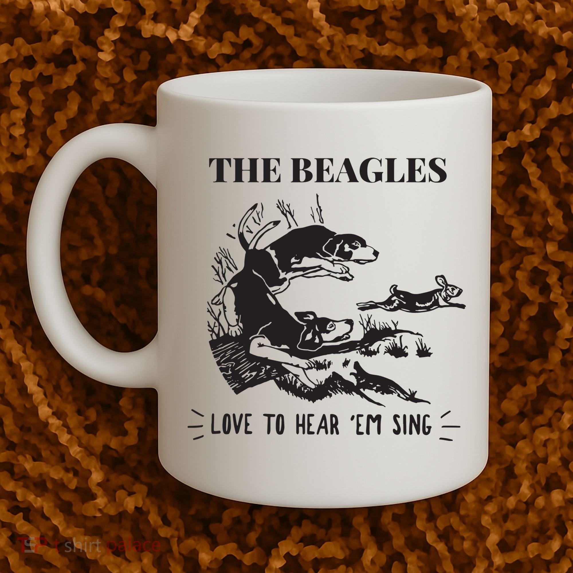 Rabbit Hunting The Beagles Love To Hear Em Sing Coffee Mug