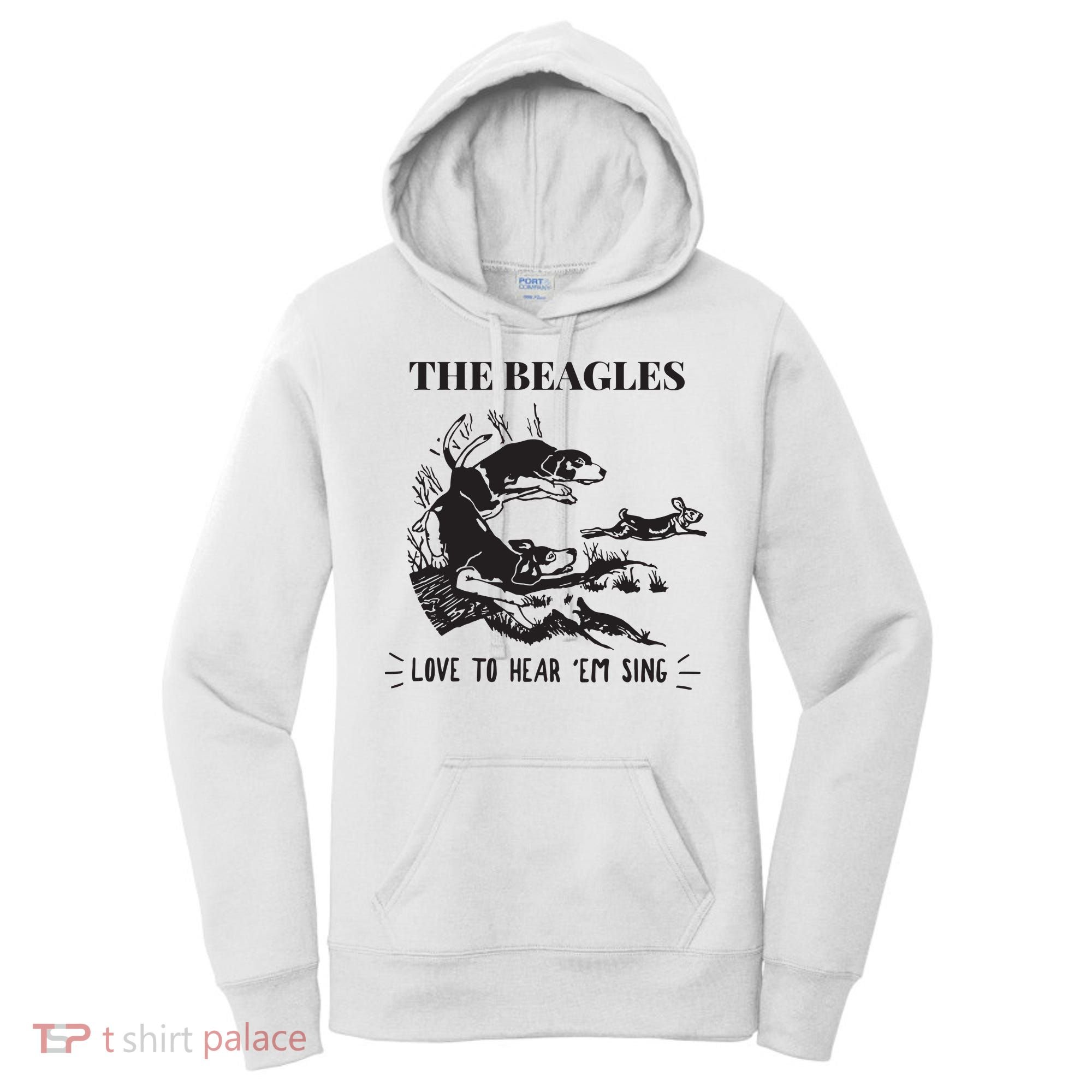Rabbit Hunting The Beagles Love To Hear Em Sing Women's Hoodie