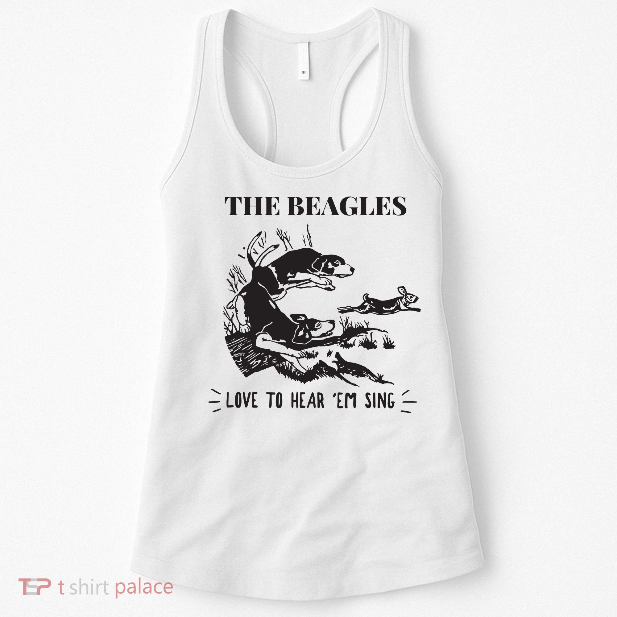 Rabbit Hunting The Beagles Love To Hear Em Sing Women's Tank Top