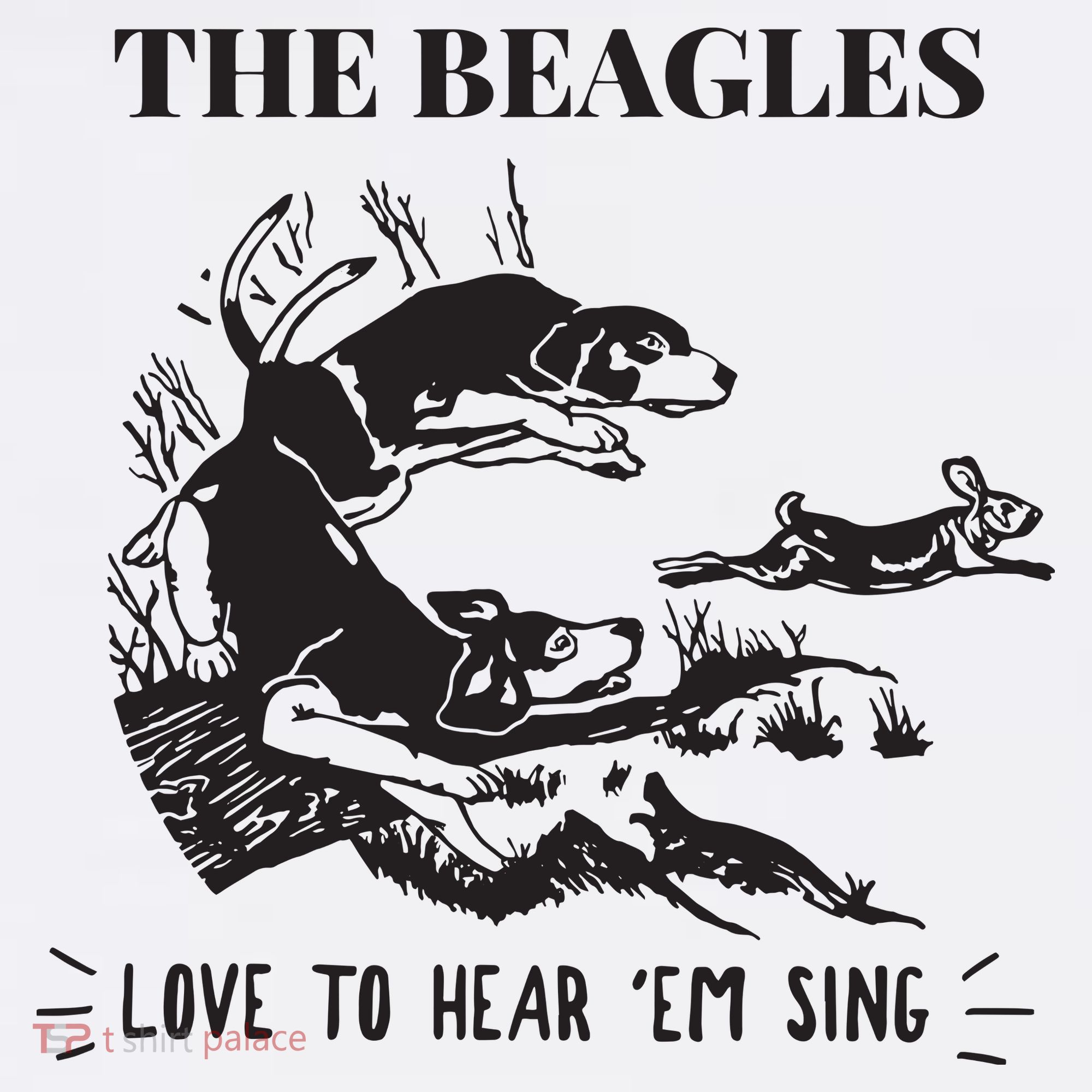 Rabbit Hunting The Beagles Love To Hear Em Sing Women's Tank Top