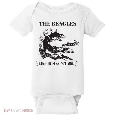 Rabbit Hunting The Beagles Love To Hear Em Sing Baby Bodysuit