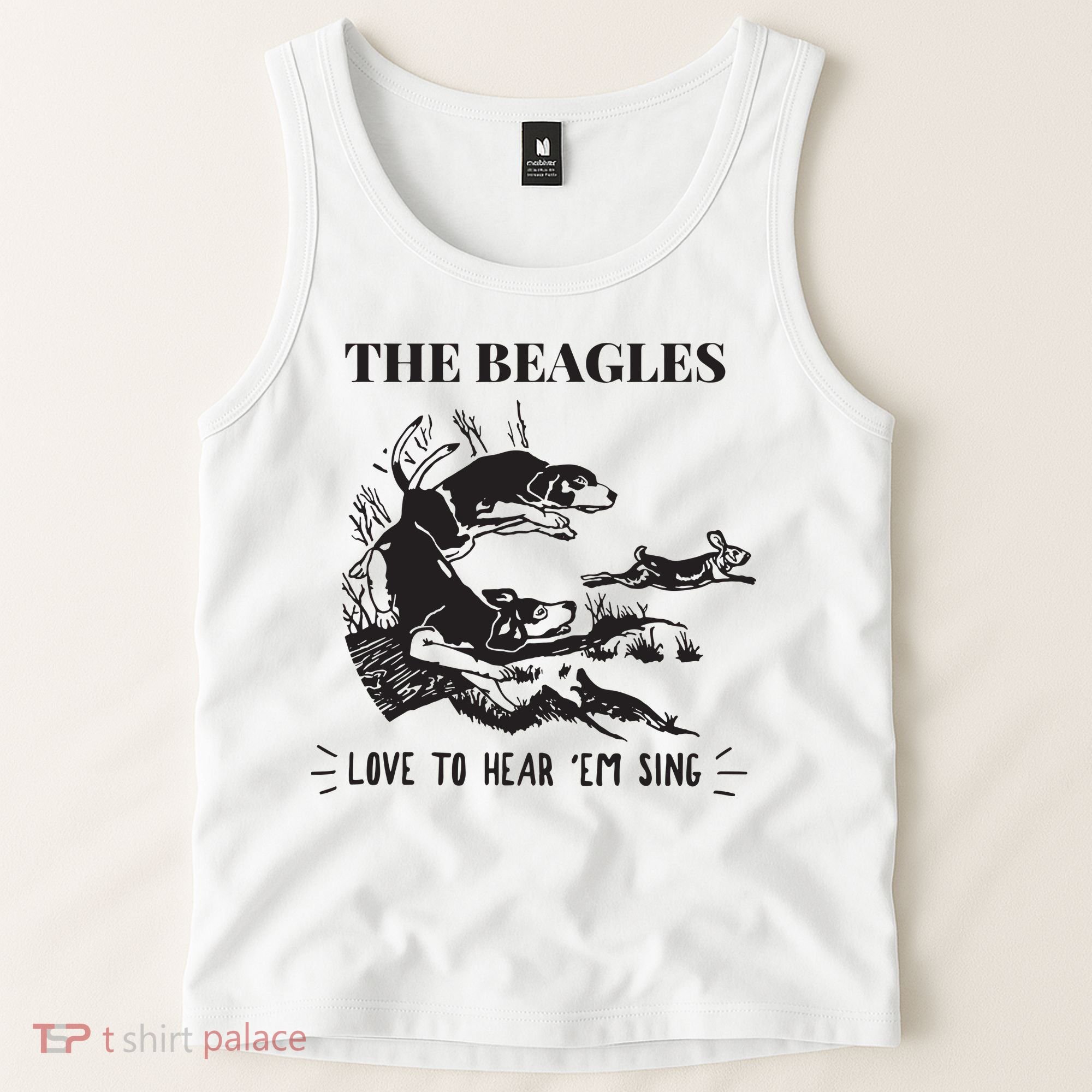 Rabbit Hunting The Beagles Love To Hear Em Sing Tank Top