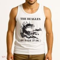 Rabbit Hunting The Beagles Love To Hear Em Sing Tank Top thumb 3