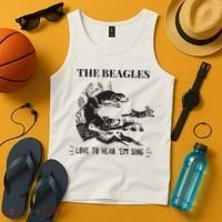 Rabbit Hunting The Beagles Love To Hear Em Sing Tank Top thumb 4