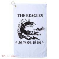 Rabbit Hunting The Beagles Love To Hear Em Sing Golf Towel thumb 0