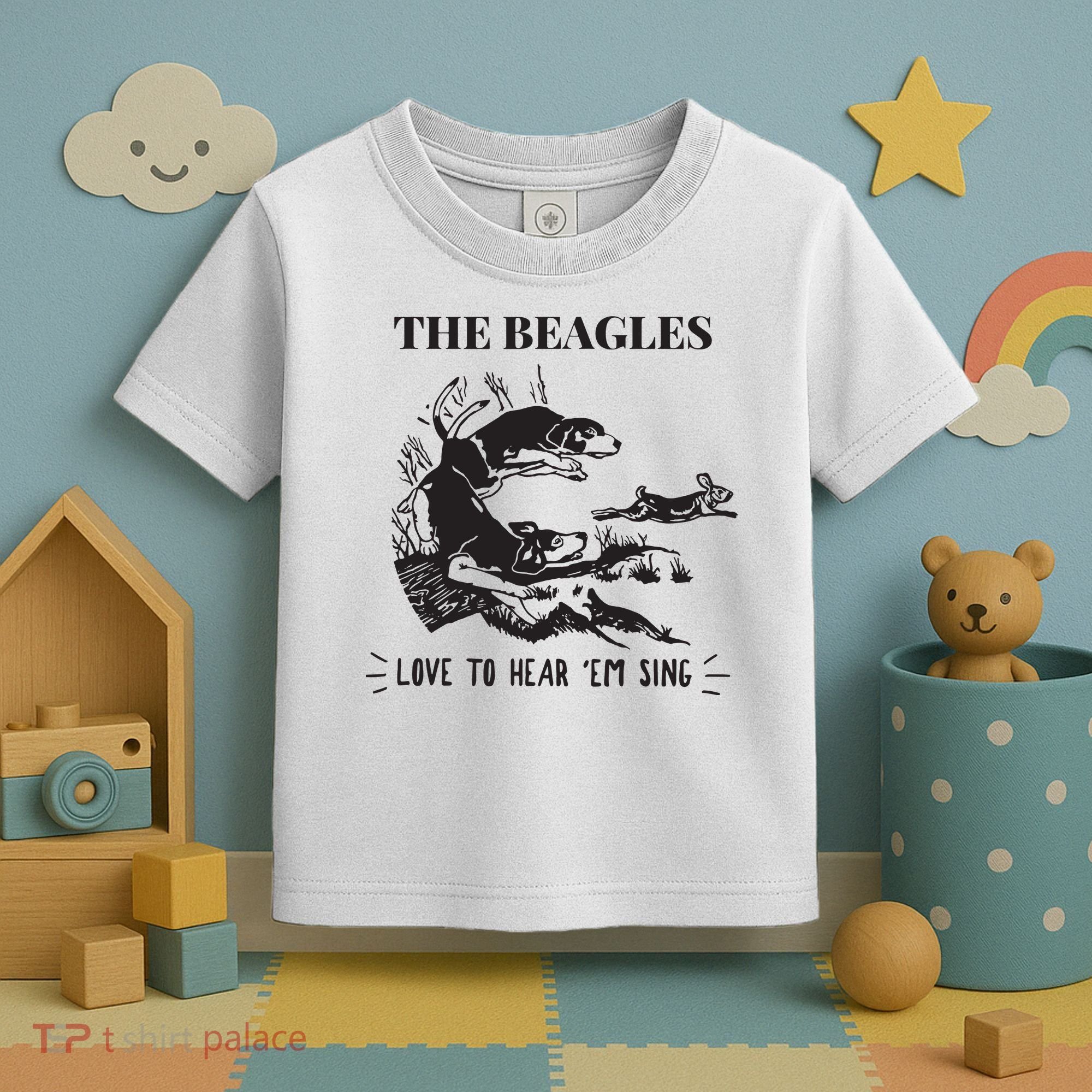 Rabbit Hunting The Beagles Love To Hear Em Sing Toddler T-Shirt