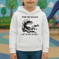 Rabbit Hunting The Beagles Love To Hear Em Sing Kids Hoodie thumb 3