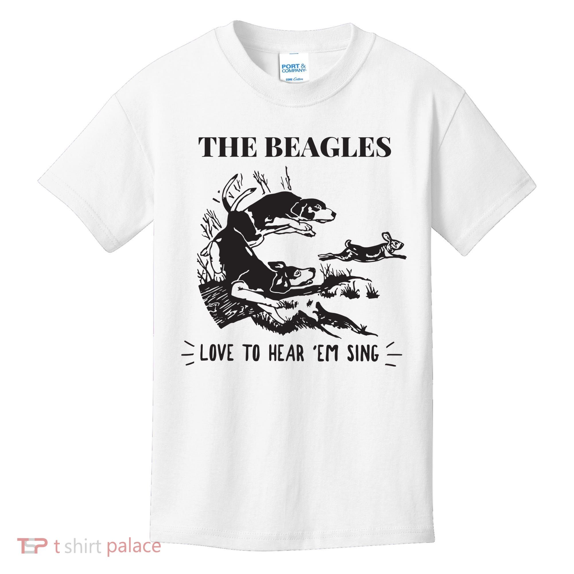 Rabbit Hunting The Beagles Love To Hear Em Sing Kids T-Shirt