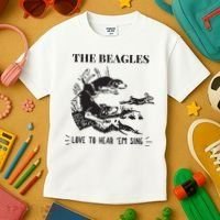 Rabbit Hunting The Beagles Love To Hear Em Sing Kids T-Shirt thumb 3
