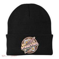 Retro Hippie Teacher Beanie thumb 0