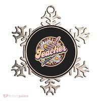 Retro Hippie Teacher Ornament thumb 0