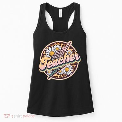 Retro Hippie Teacher Women's Tank Top