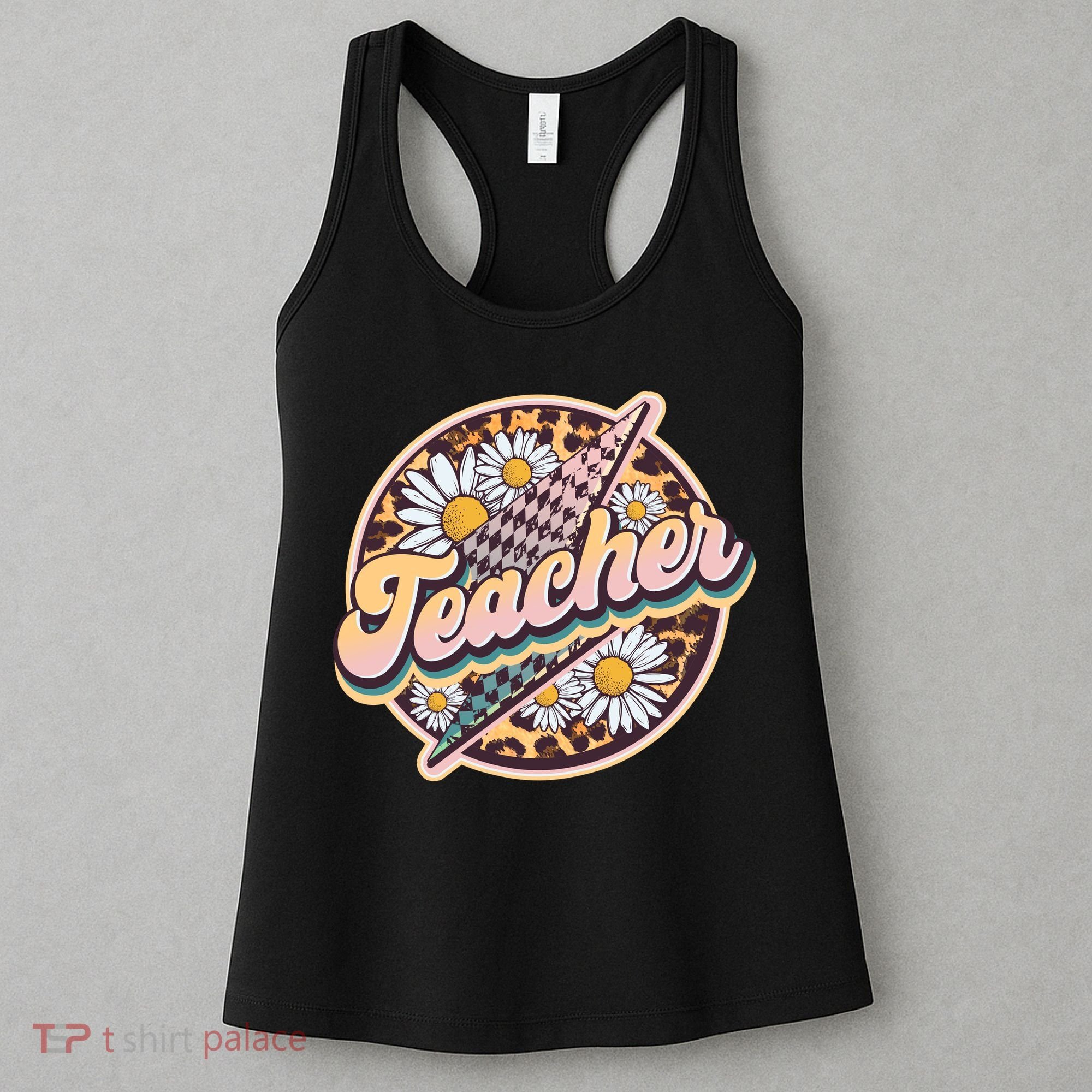 Retro Hippie Teacher Women's Tank Top