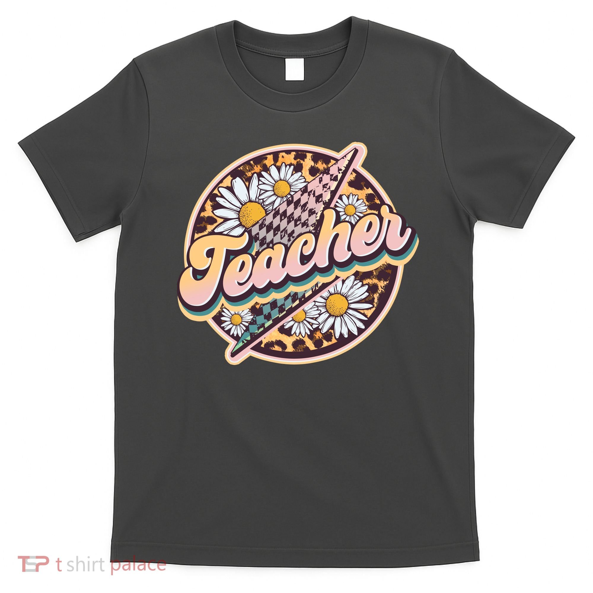 Retro Hippie Teacher T-Shirt
