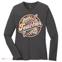 Retro Hippie Teacher Women's Long Sleeve Shirt thumb 0