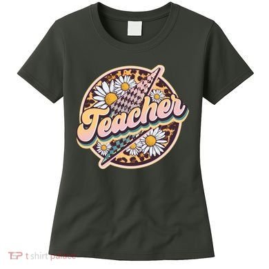 Retro Hippie Teacher Women's T-Shirt