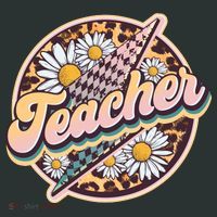 Retro Hippie Teacher Women's T-Shirt thumb 6
